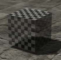 Transparent cube
